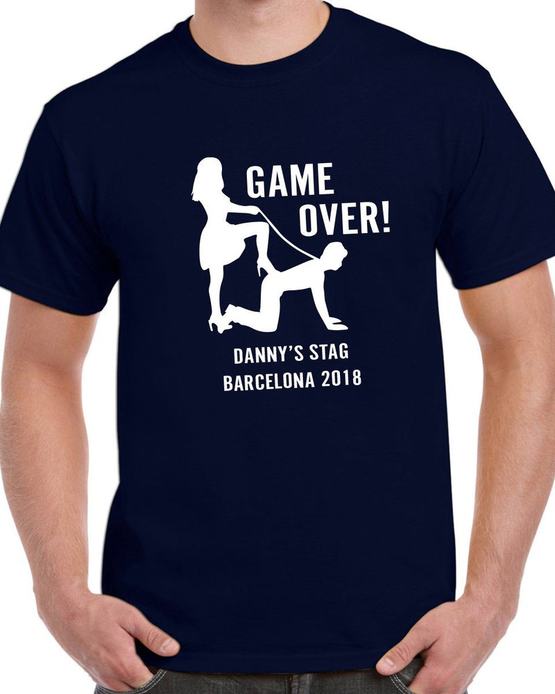 Game Over Stag T-Shirt - Print Chimp