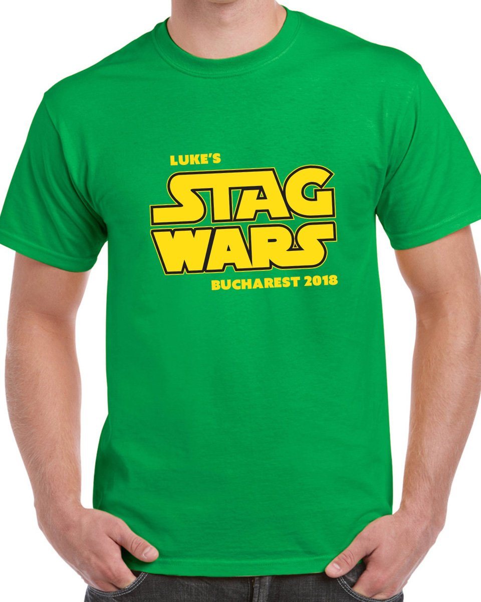 Stag Wars Stag Do T Shirt - Print Chimp