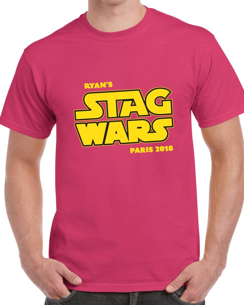 Stag Wars Stag Do T Shirt - Print Chimp