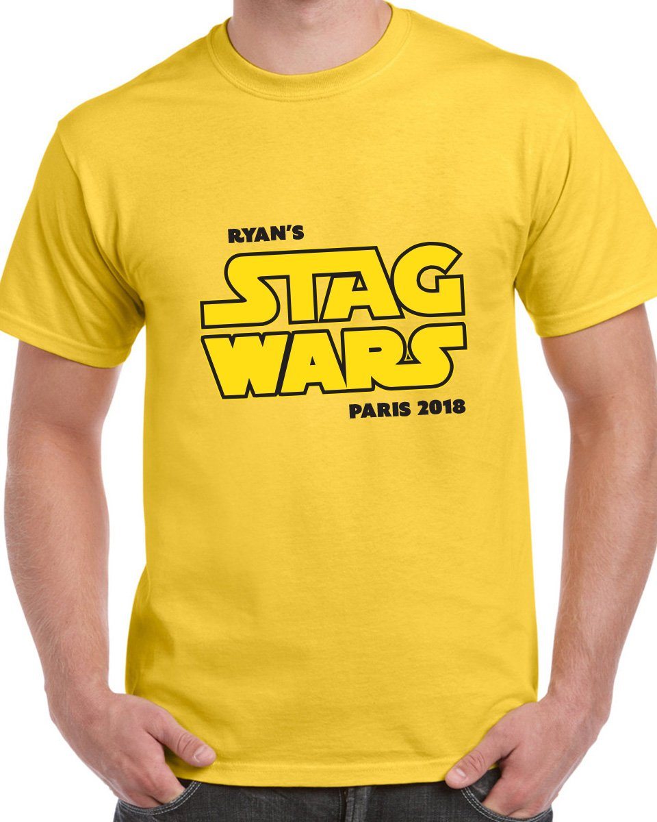 Stag Wars Stag Do T Shirt - Print Chimp