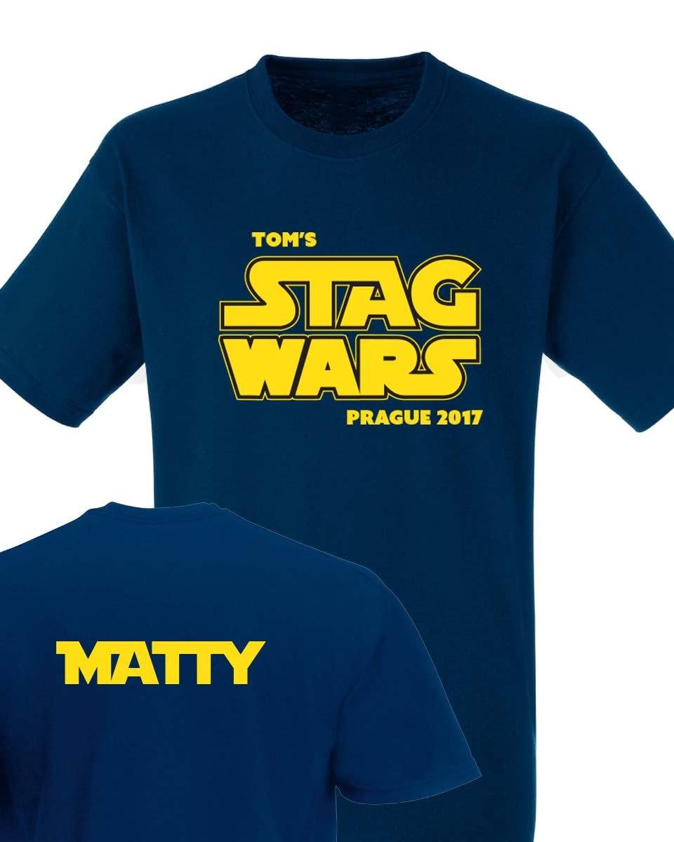 Stag Wars Stag Do T Shirt - Print Chimp