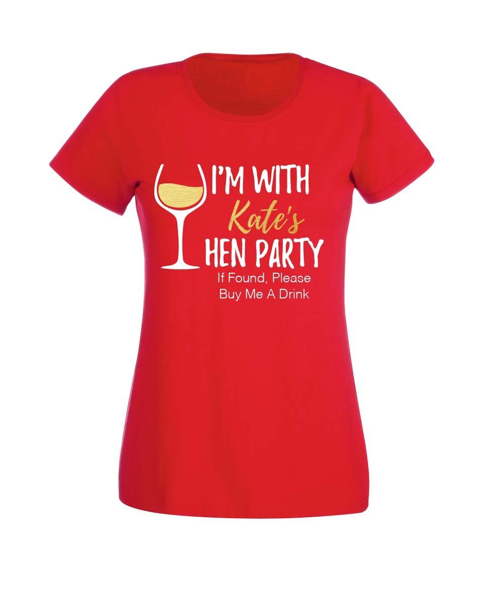 Buy Me A Drink Hen Party T-shirt - Print Chimp