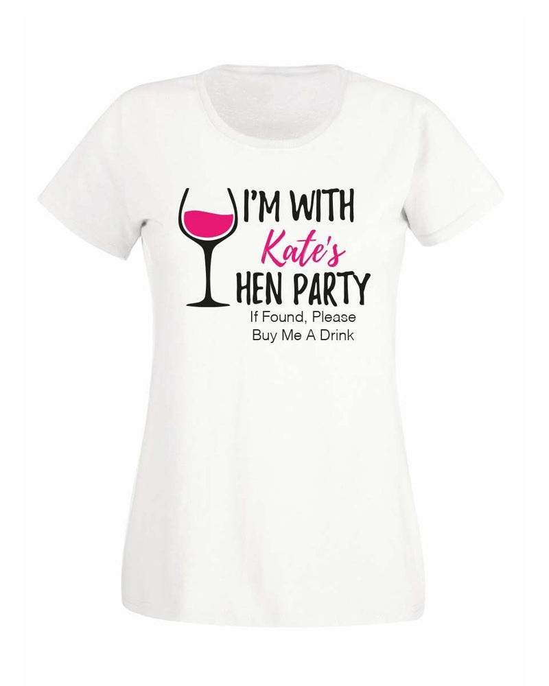 Buy Me A Drink Hen Party T-shirt - Print Chimp