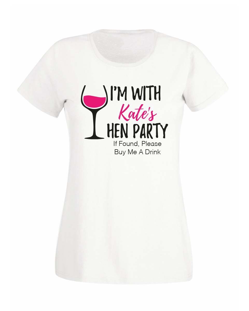 Buy Me A Drink Hen Party T-shirt - Print Chimp