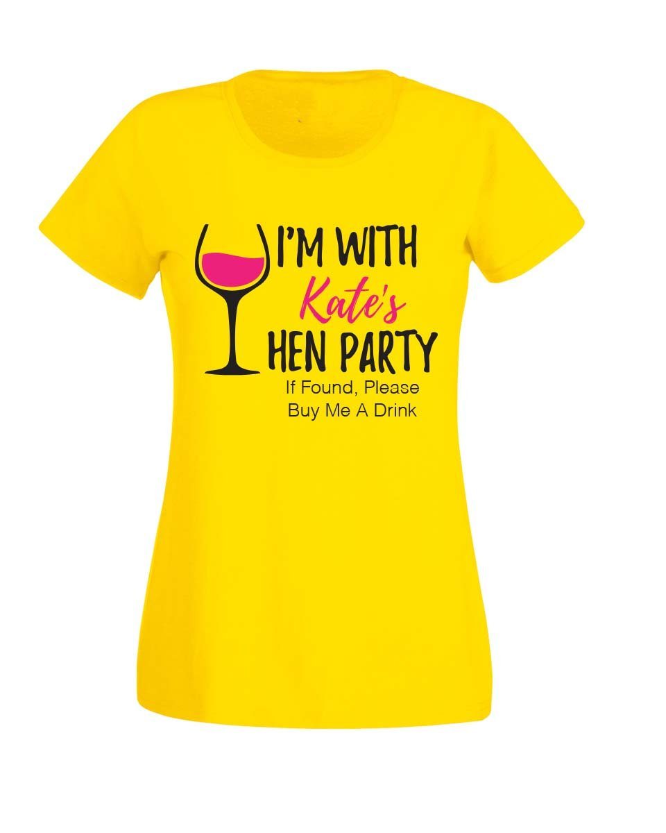 Buy Me A Drink Hen Party T-shirt - Print Chimp