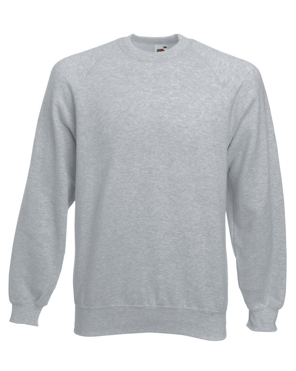 Fruit Of The Loom Men's Classic Raglan Sweatshirt - Print Chimp