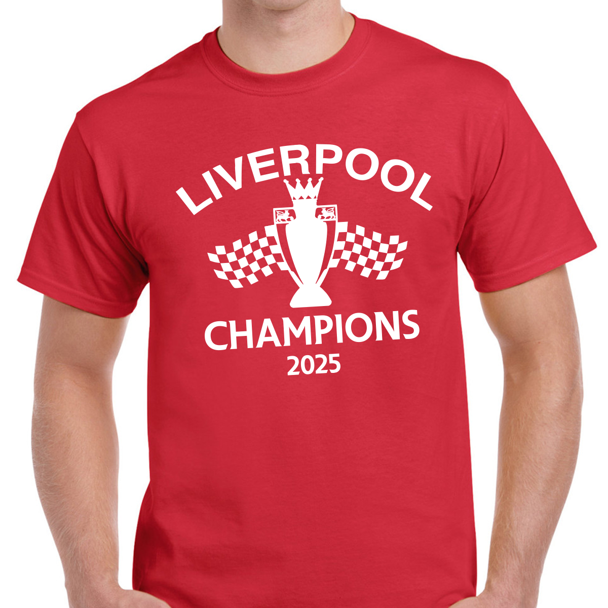 Liverpool Champions 2025 T-shirt - Print Chimp