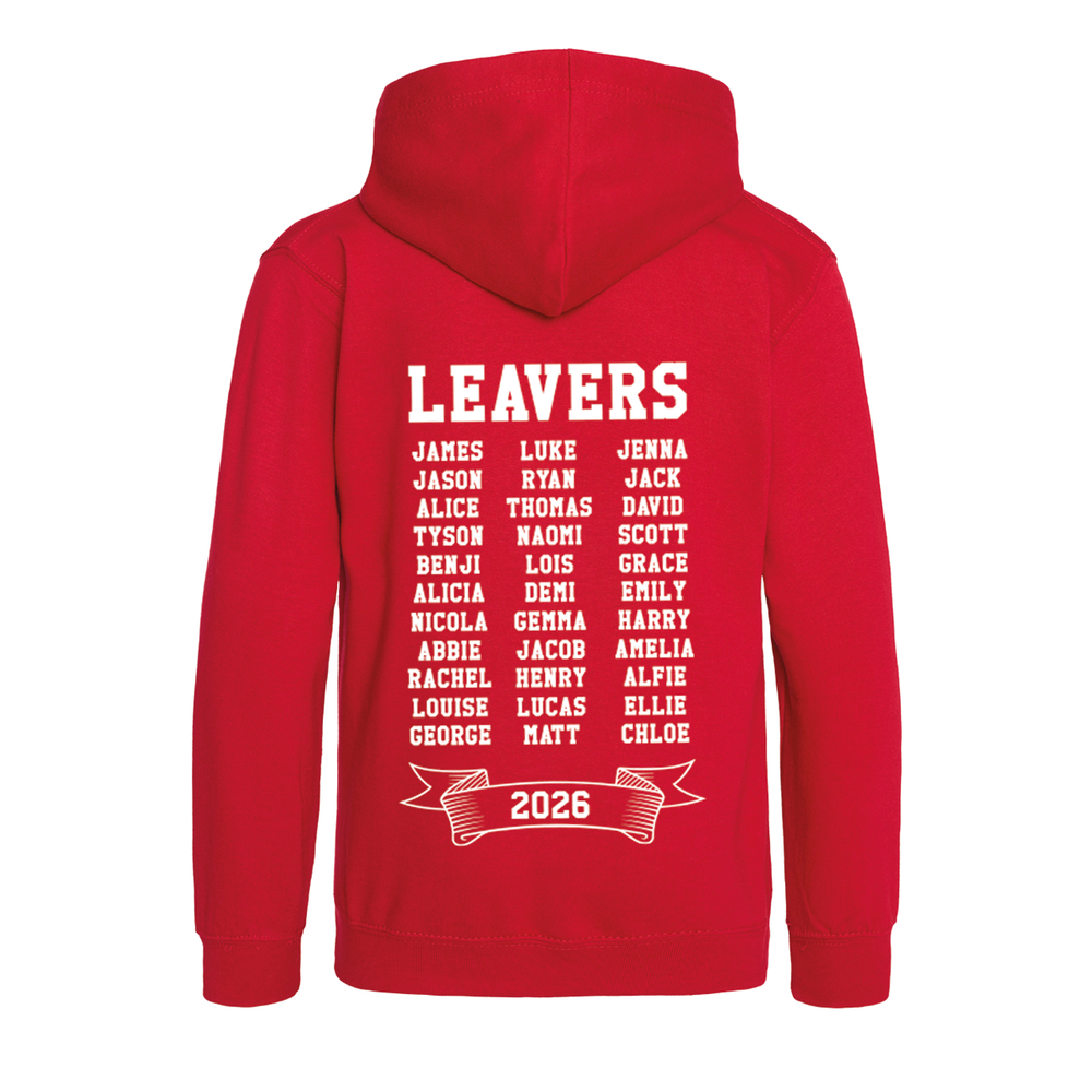Personalised leavers hoodie