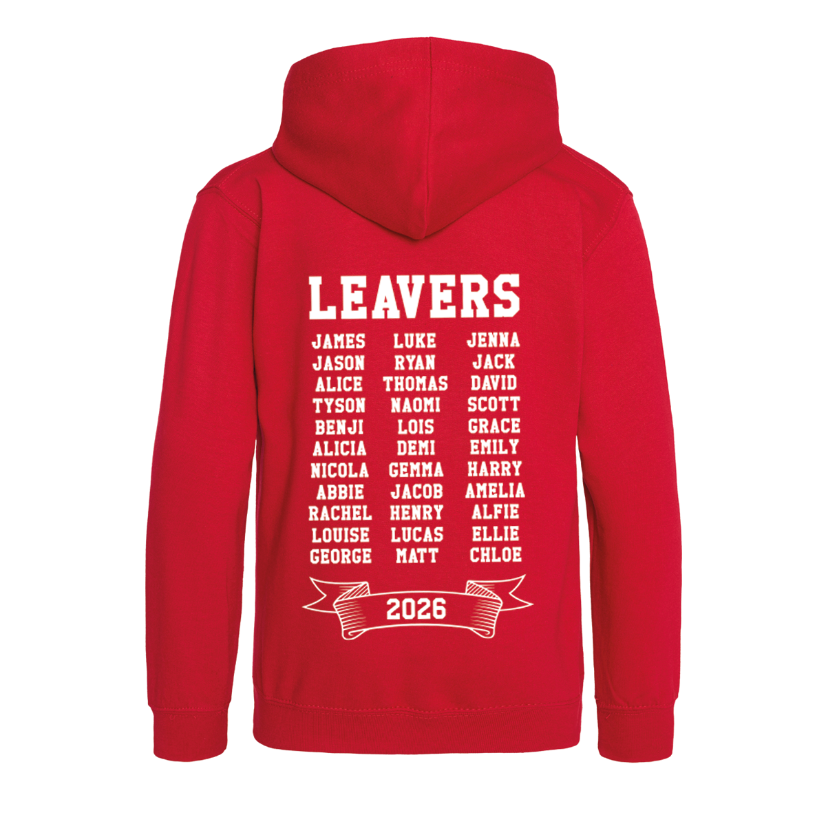 School & College Leavers Hoodie 2026 - Design Two