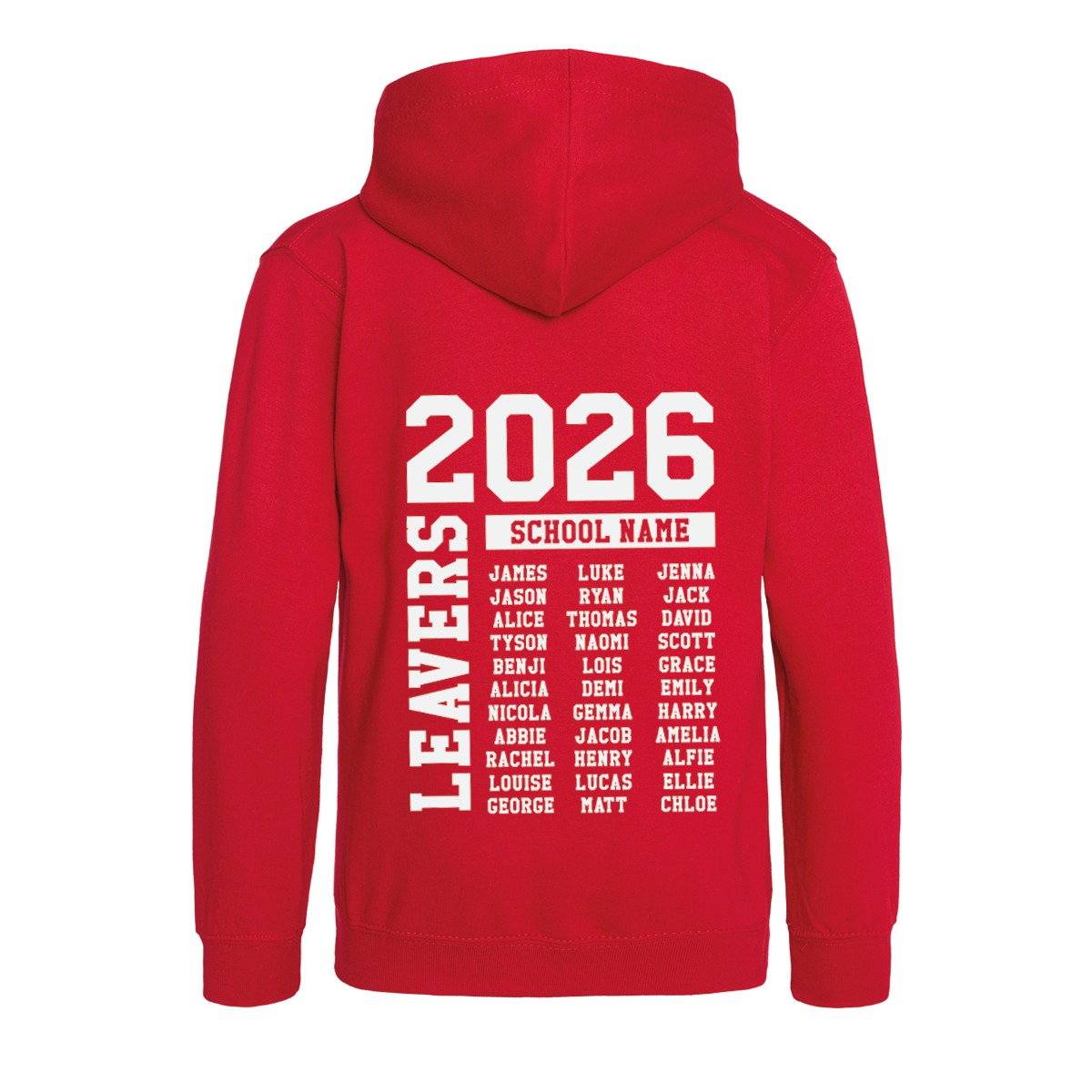 School & College Leavers Hoodie 2026 - Design Five