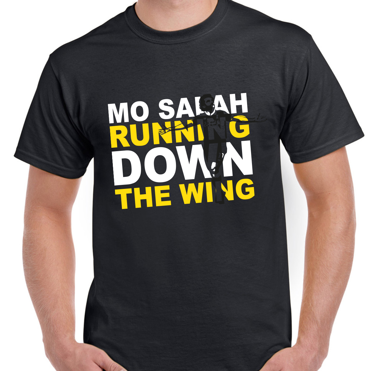 Liverpool Salah Down The Wing T-shirt - Print Chimp