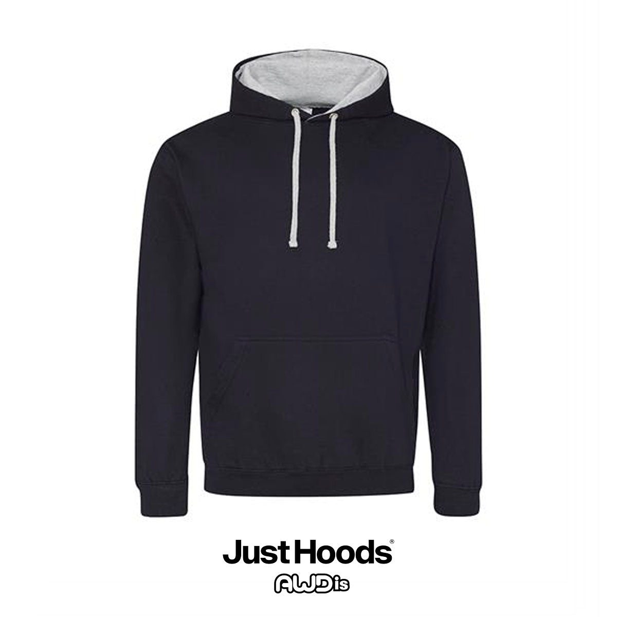 AWDis Varsity Contrast Hooded Sweatshirt - Print Chimp