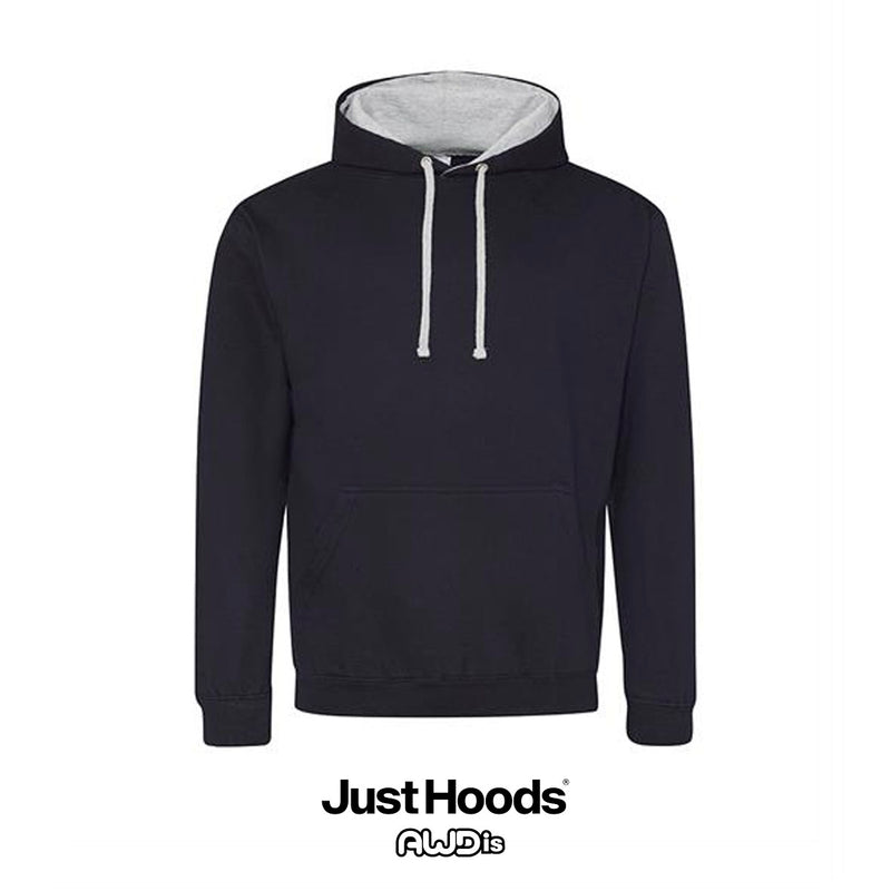 AWDis Varsity Contrast Hooded Sweatshirt - Print Chimp