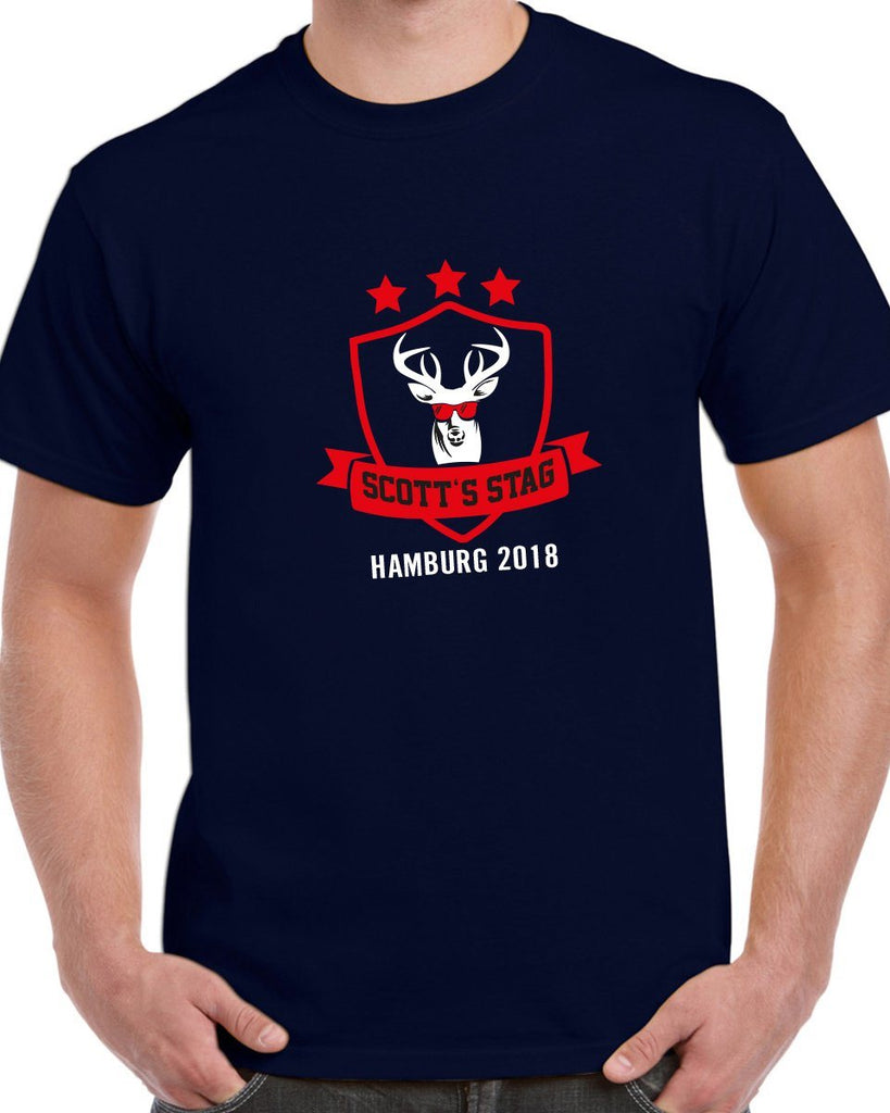 "THE BIG STAG 2" Stag Do T Shirt - Print Chimp