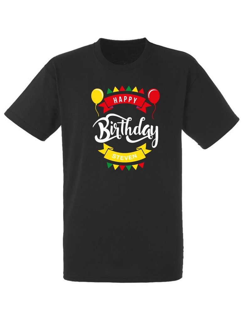 Personalised Happy Birthday T-shirt - Print Chimp