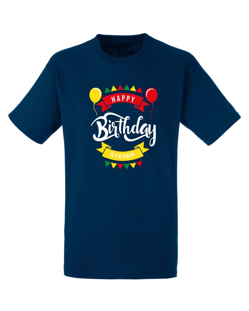 Personalised Happy Birthday T-shirt - Print Chimp