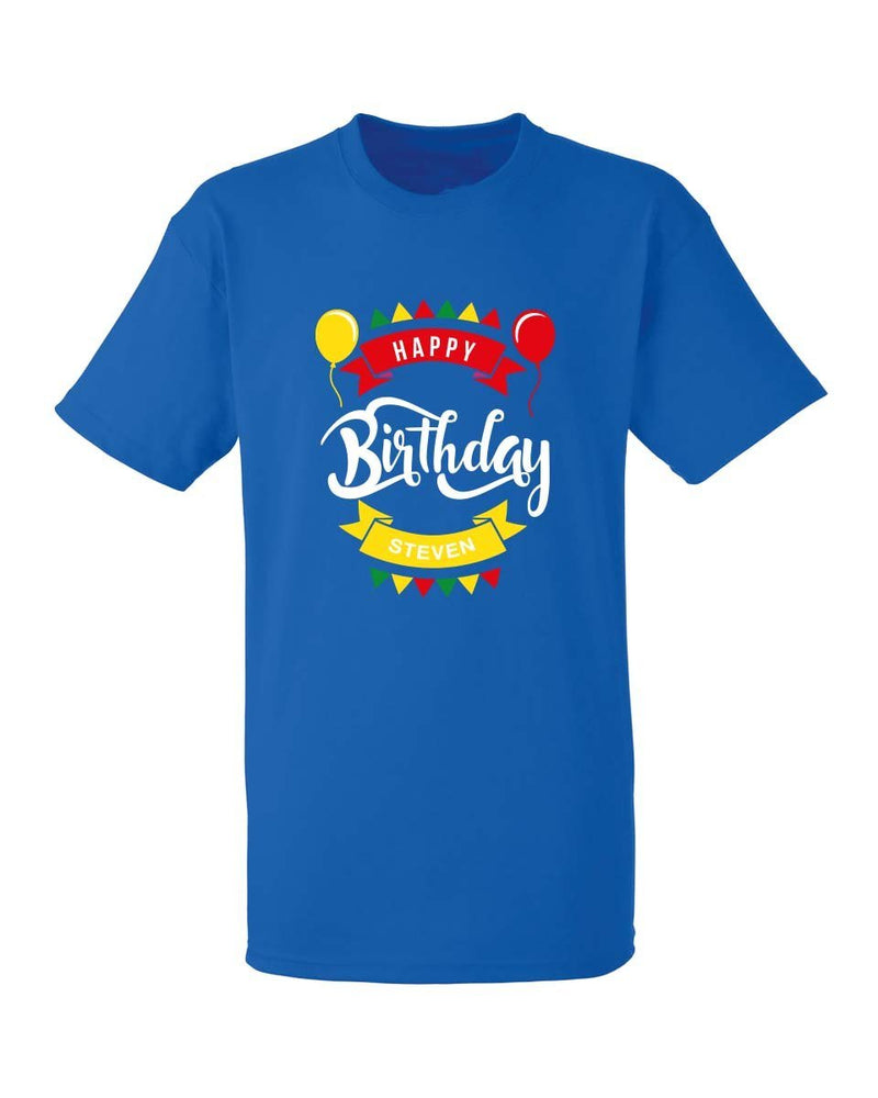 Personalised Happy Birthday T-shirt - Print Chimp
