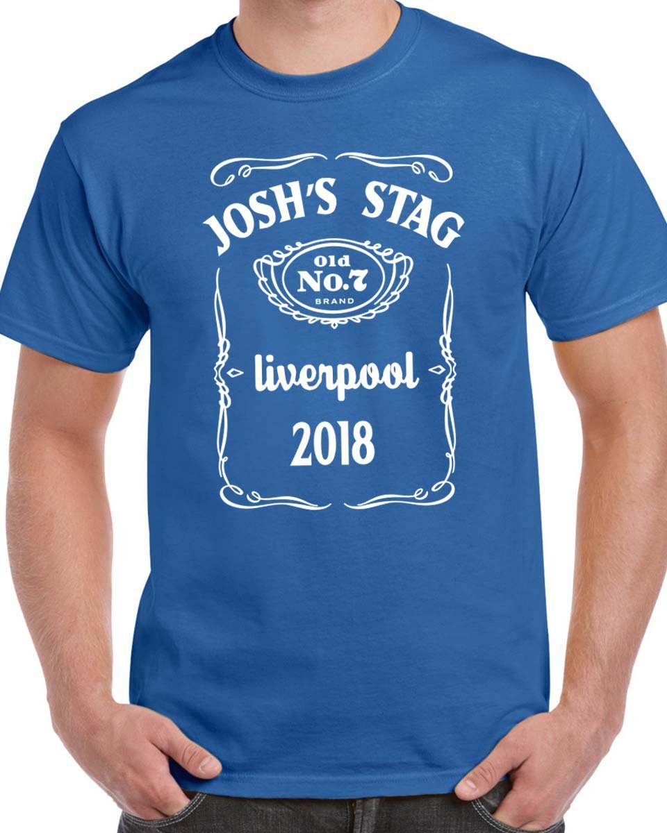 JD Personalised Stag Do T-shirt - Print Chimp