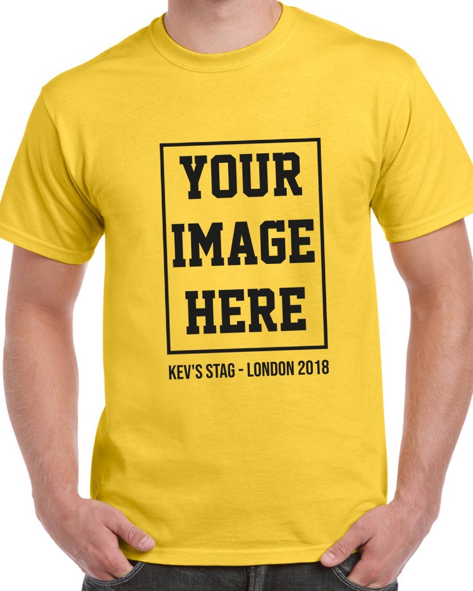 Custom Photo Stag Do T Shirt - Print Chimp
