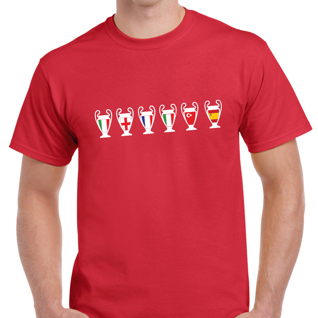 European Cups - Liverpool T-shirt - Print Chimp