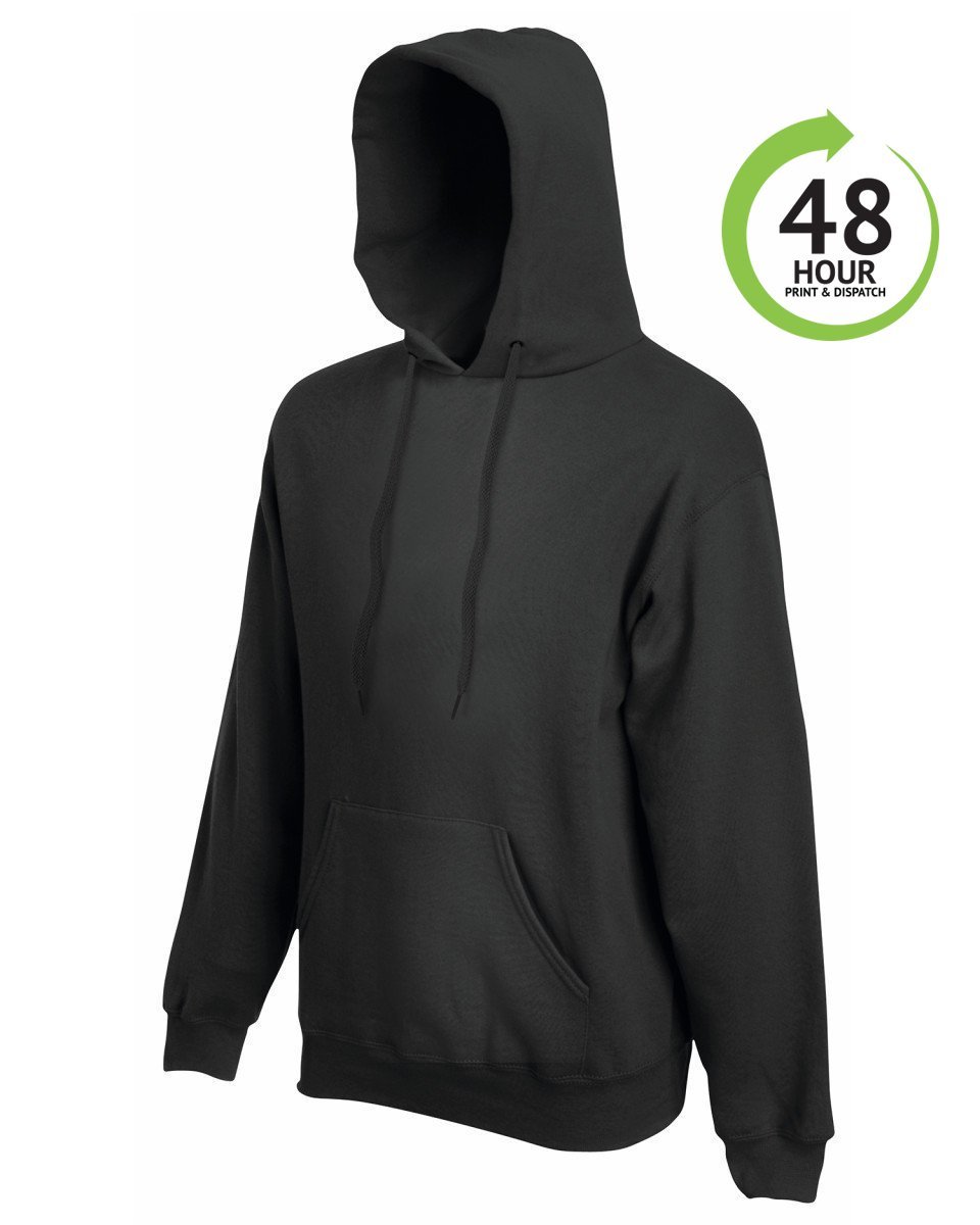 Fruit Of The Loom Mens Classic Hooded Sweatshirt - Print Chimp