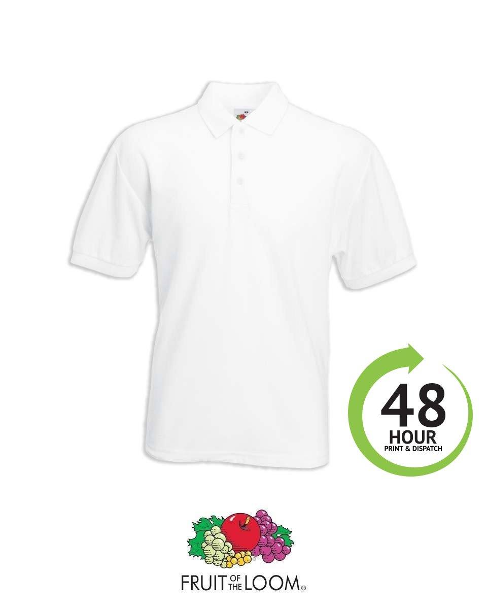 Fruit of the Loom 65/35 Polo Shirt - Print Chimp