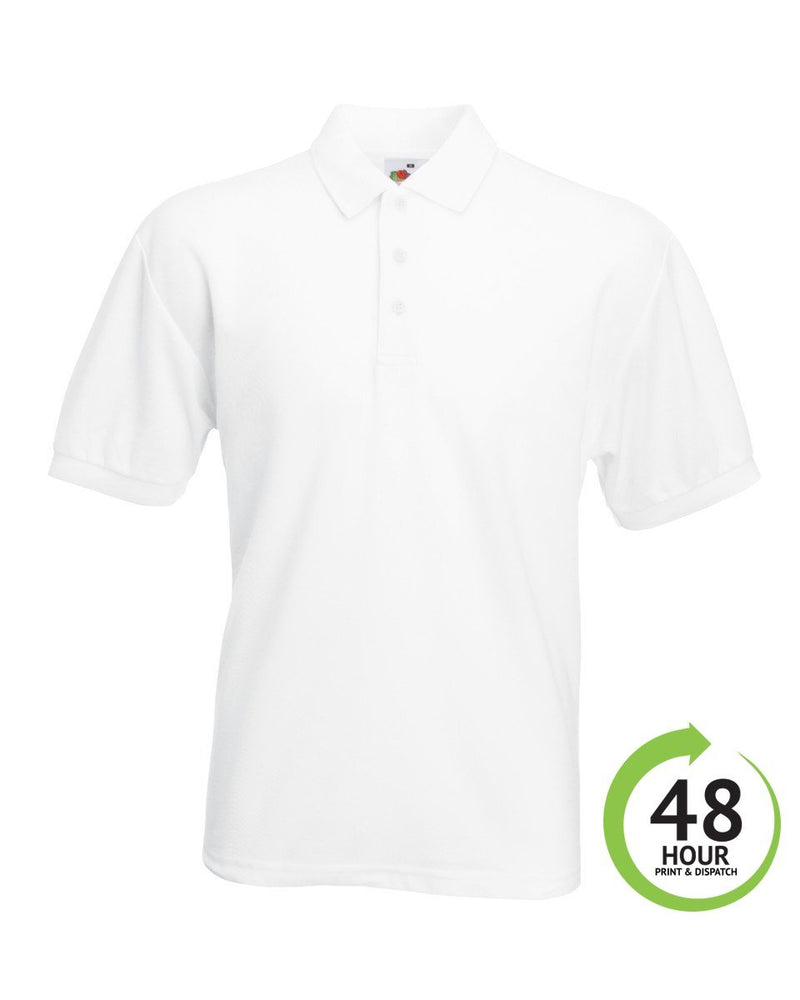 Fruit of the Loom 65/35 Polo Shirt - Print Chimp