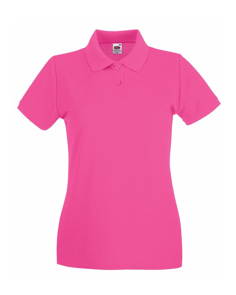 Fruit of the Loom Ladies Premium Polo Shirt - Print Chimp