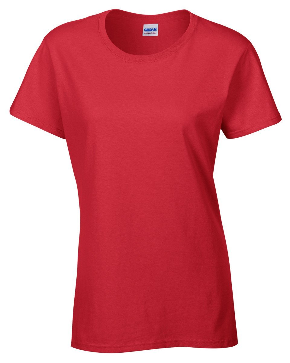 Gildan Ladies Heavy Cotton T-shirt - Print Chimp