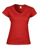 Gildan Ladies Softstyle V-Neck T-shirt - Print Chimp