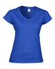 Gildan Ladies Softstyle V-Neck T-shirt - Print Chimp