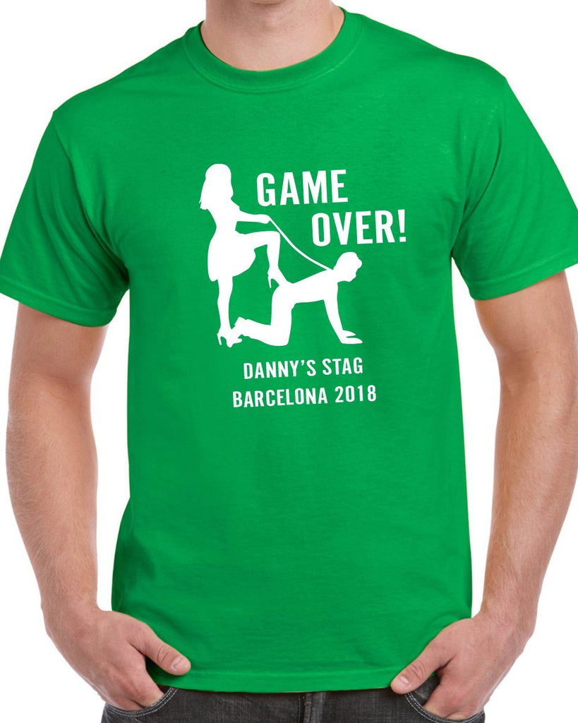 Game Over Stag T-Shirt - Print Chimp