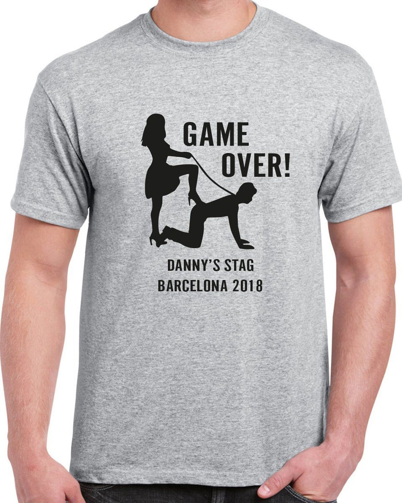 Game Over Stag T-Shirt - Print Chimp