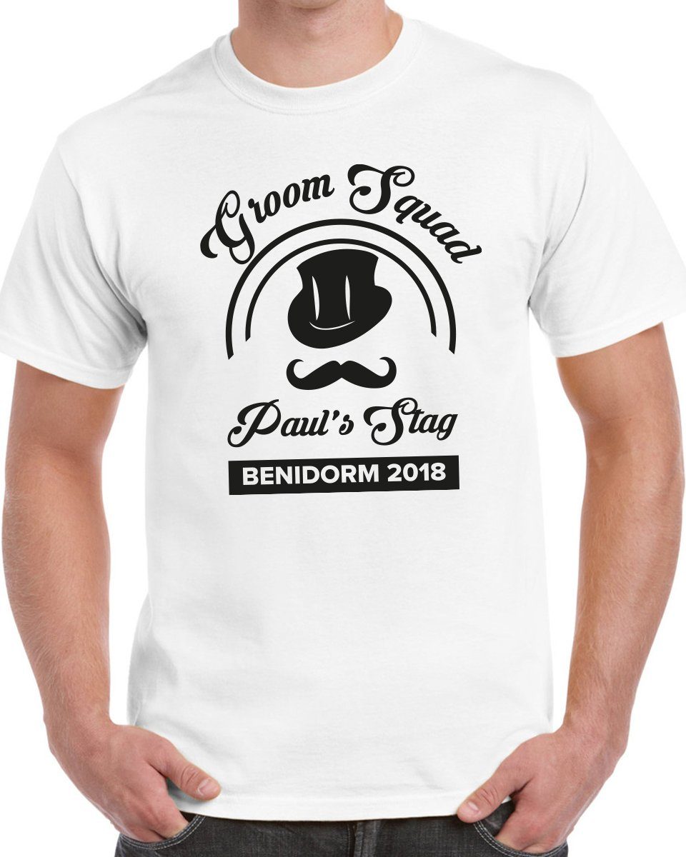 Groom Squad Stag T Shirt - Print Chimp