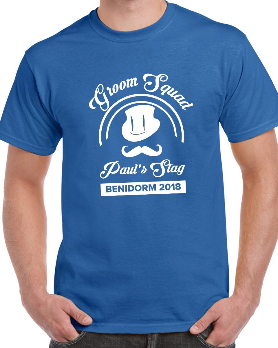 Groom Squad Stag T Shirt - Print Chimp