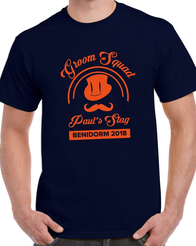 Groom Squad Stag T Shirt - Print Chimp