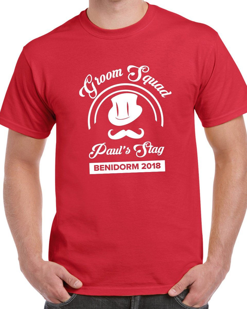 Groom Squad Stag T Shirt - Print Chimp
