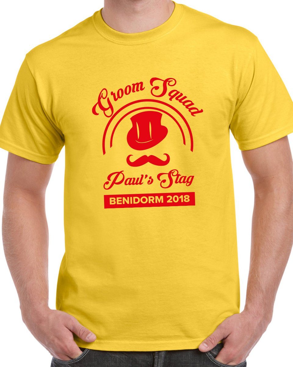 Groom Squad Stag T Shirt - Print Chimp
