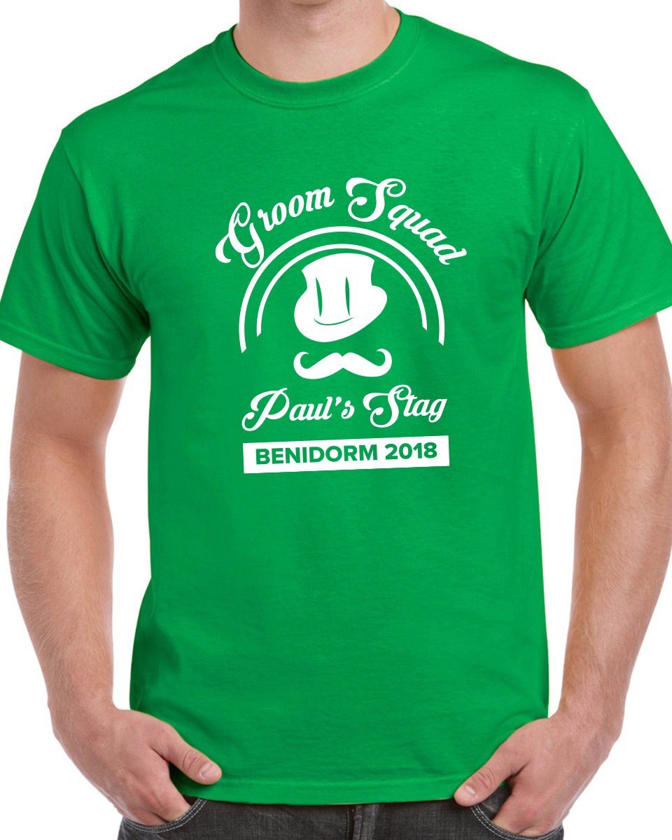 Groom Squad Stag T Shirt - Print Chimp