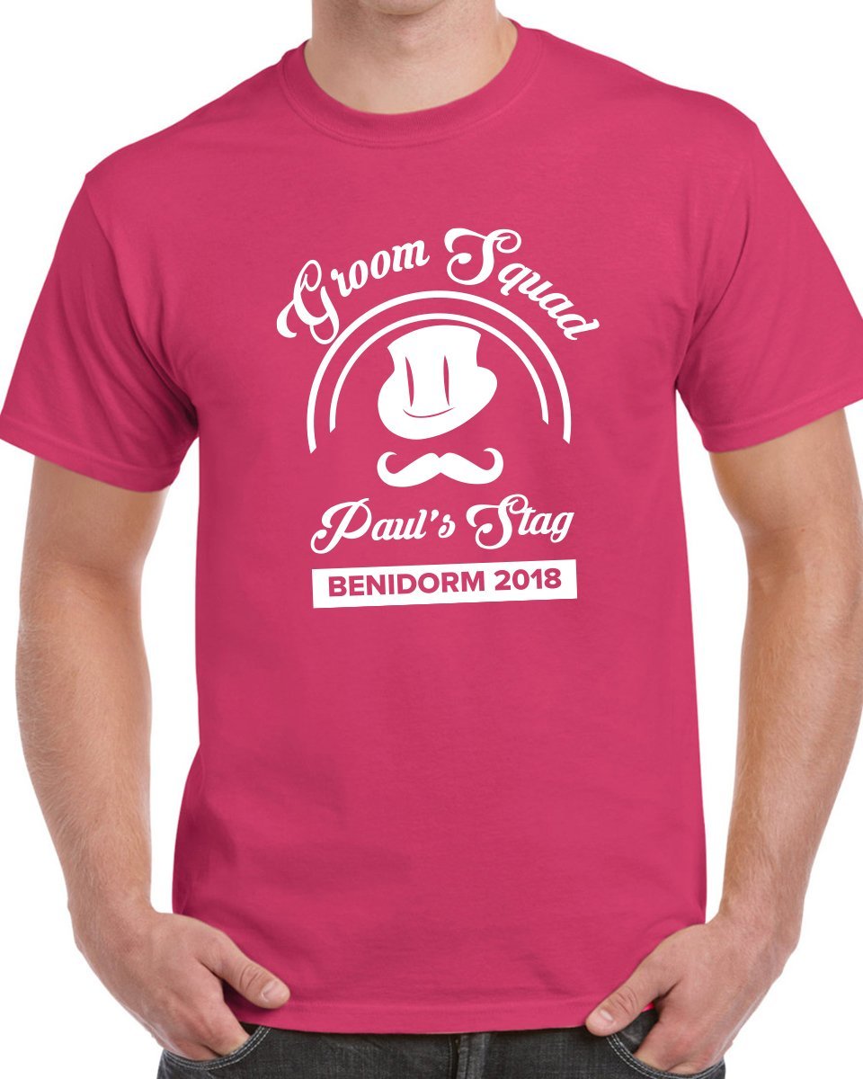 Groom Squad Stag T Shirt - Print Chimp