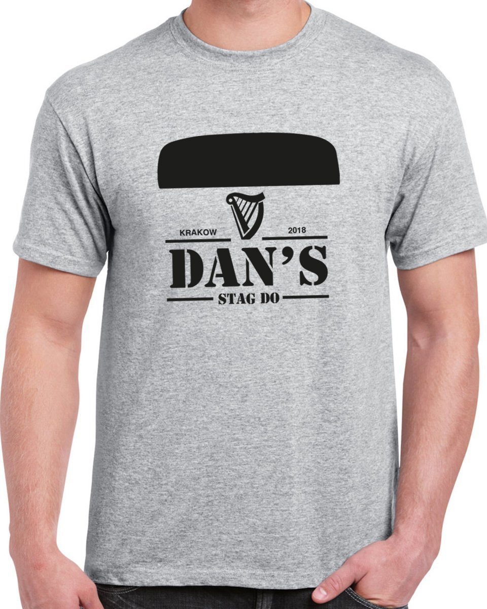Guiness Style Stag Do T Shirt - Print Chimp