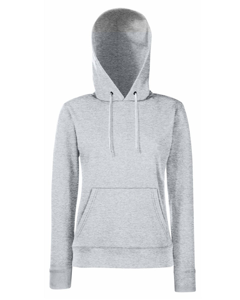 Fruit Of The Loom Lady-Fit Classic Hooded Sweat - Print Chimp