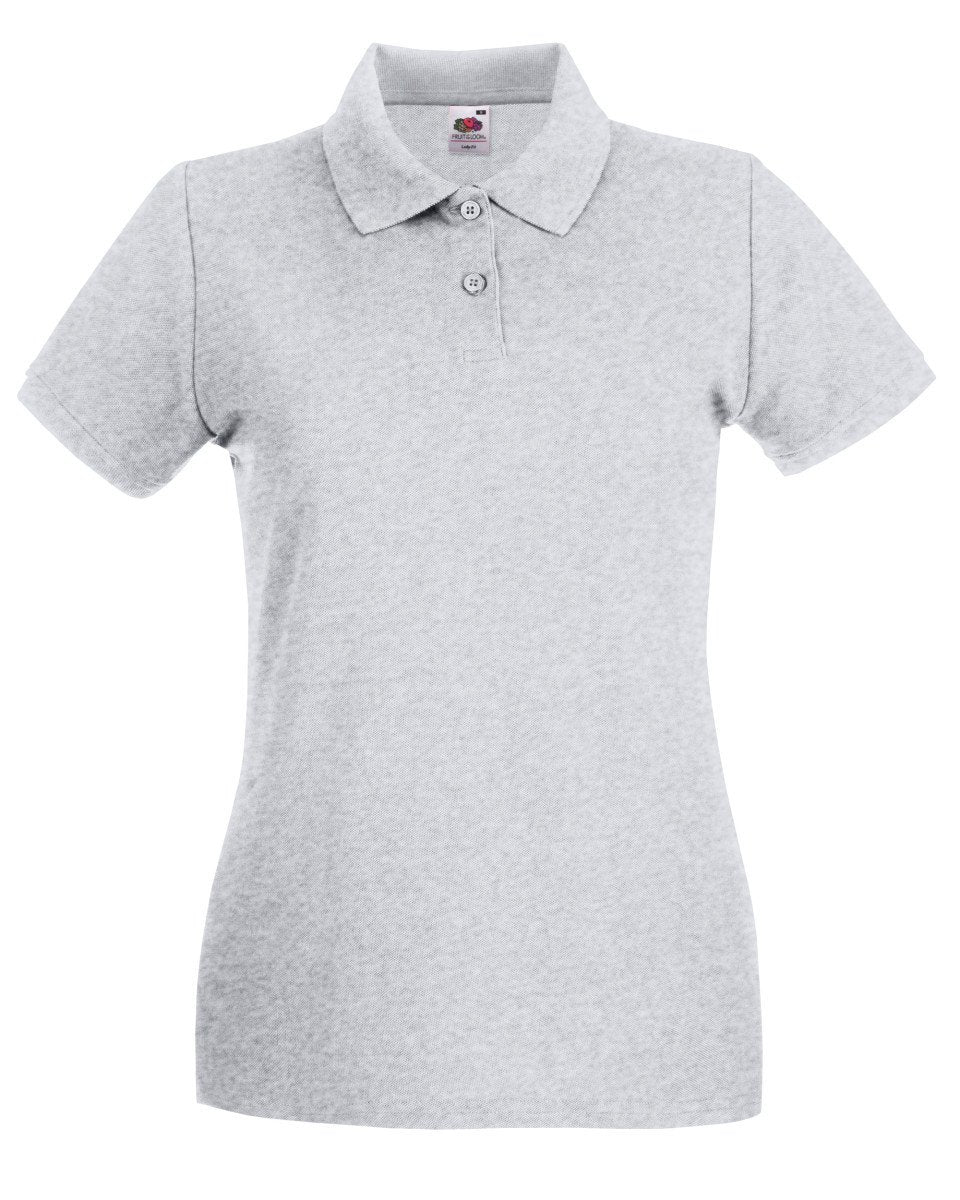 Fruit of the Loom Ladies Premium Polo Shirt - Print Chimp