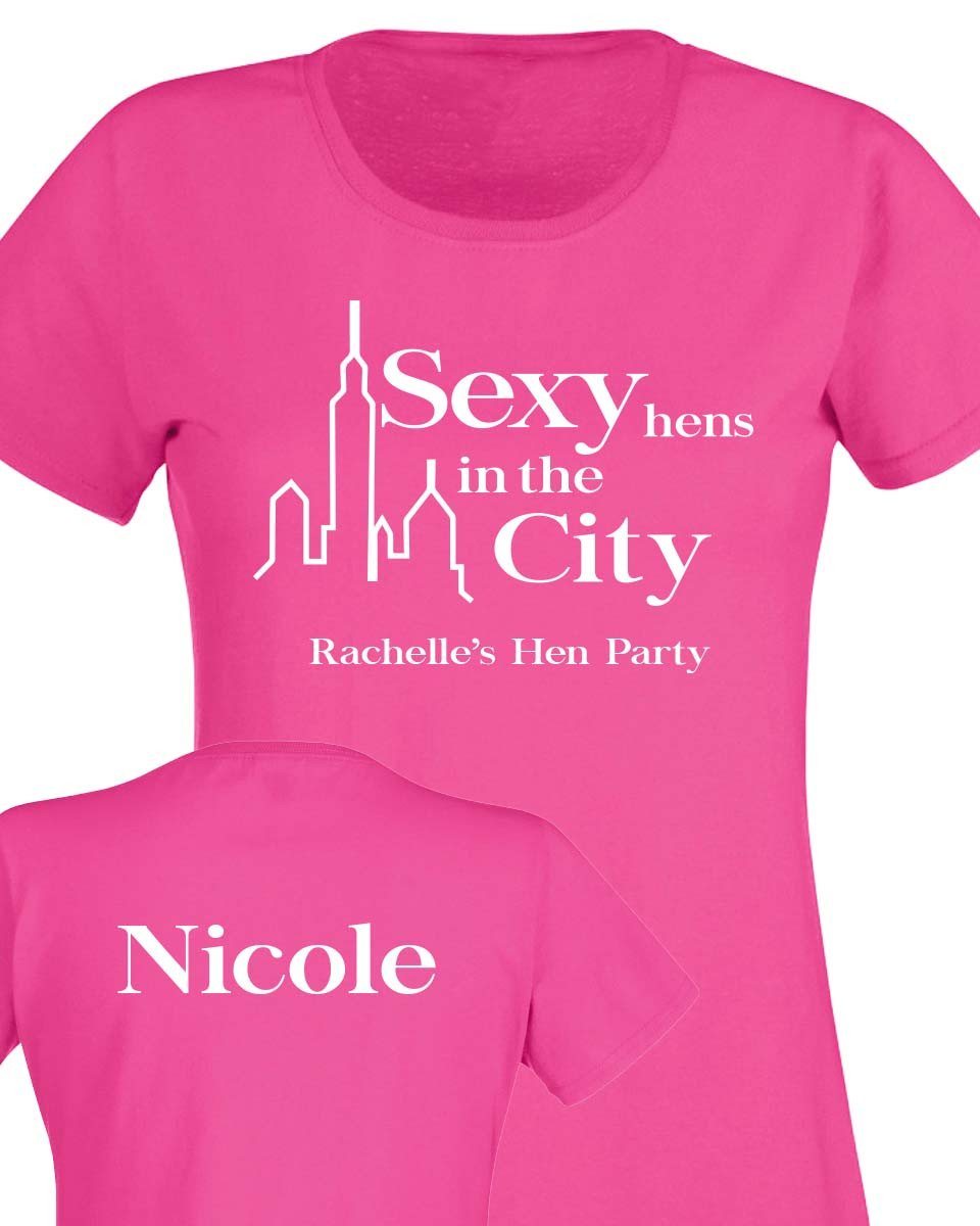 Hens In The City T-shirt - Print Chimp