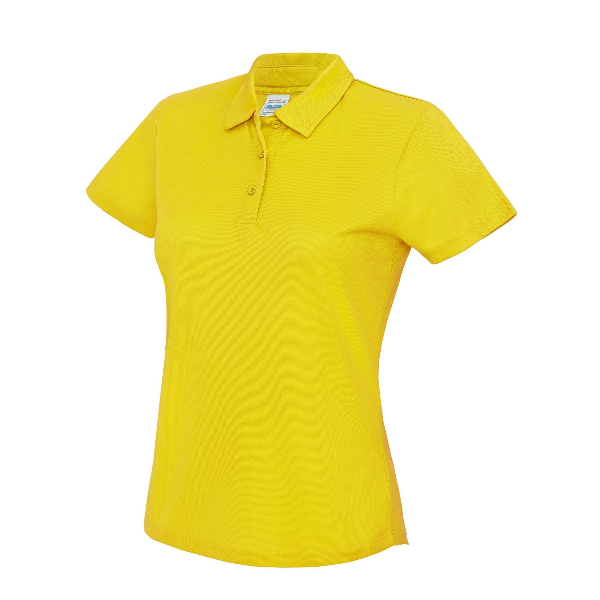 AWDis Just Cool Girlie Wicking Polo Shirt - Print Chimp