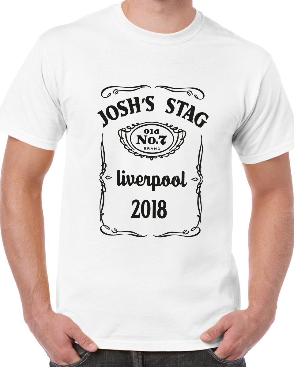 JD Personalised Stag Do T-shirt - Print Chimp