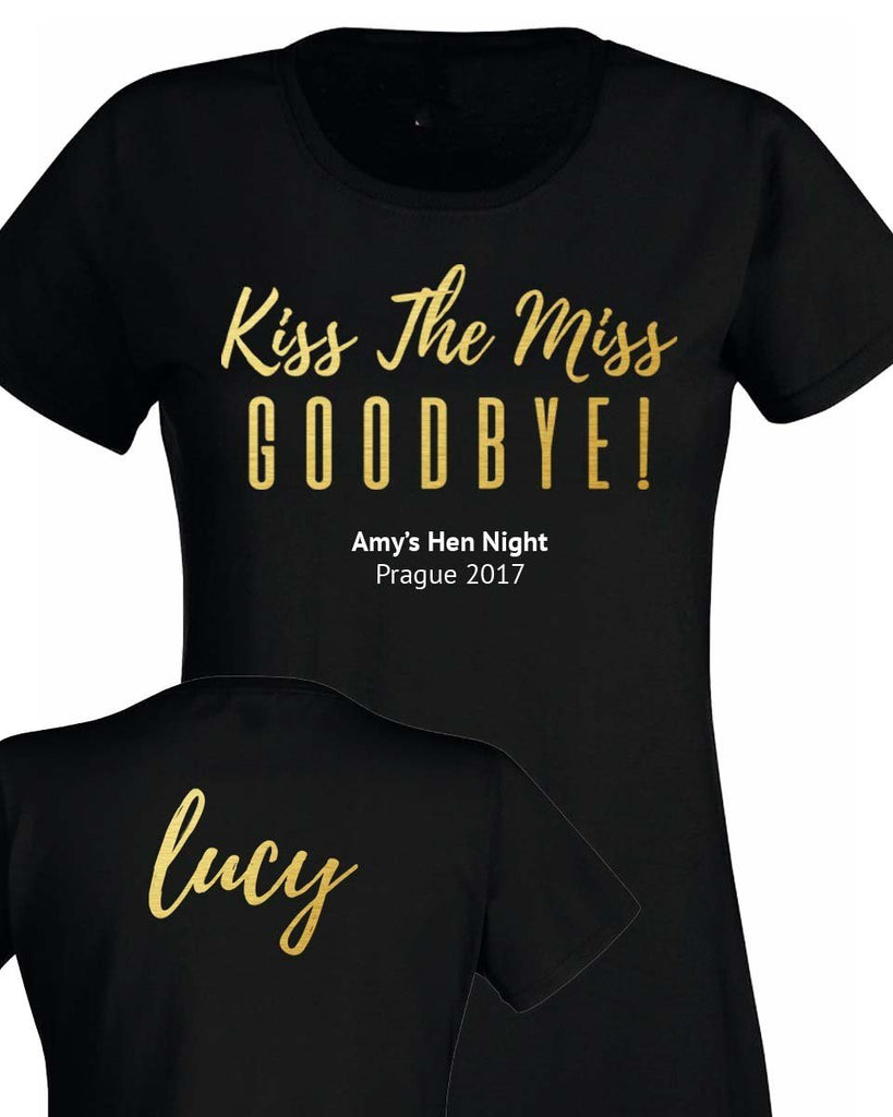 Kiss The Miss Goodbye - Print Chimp