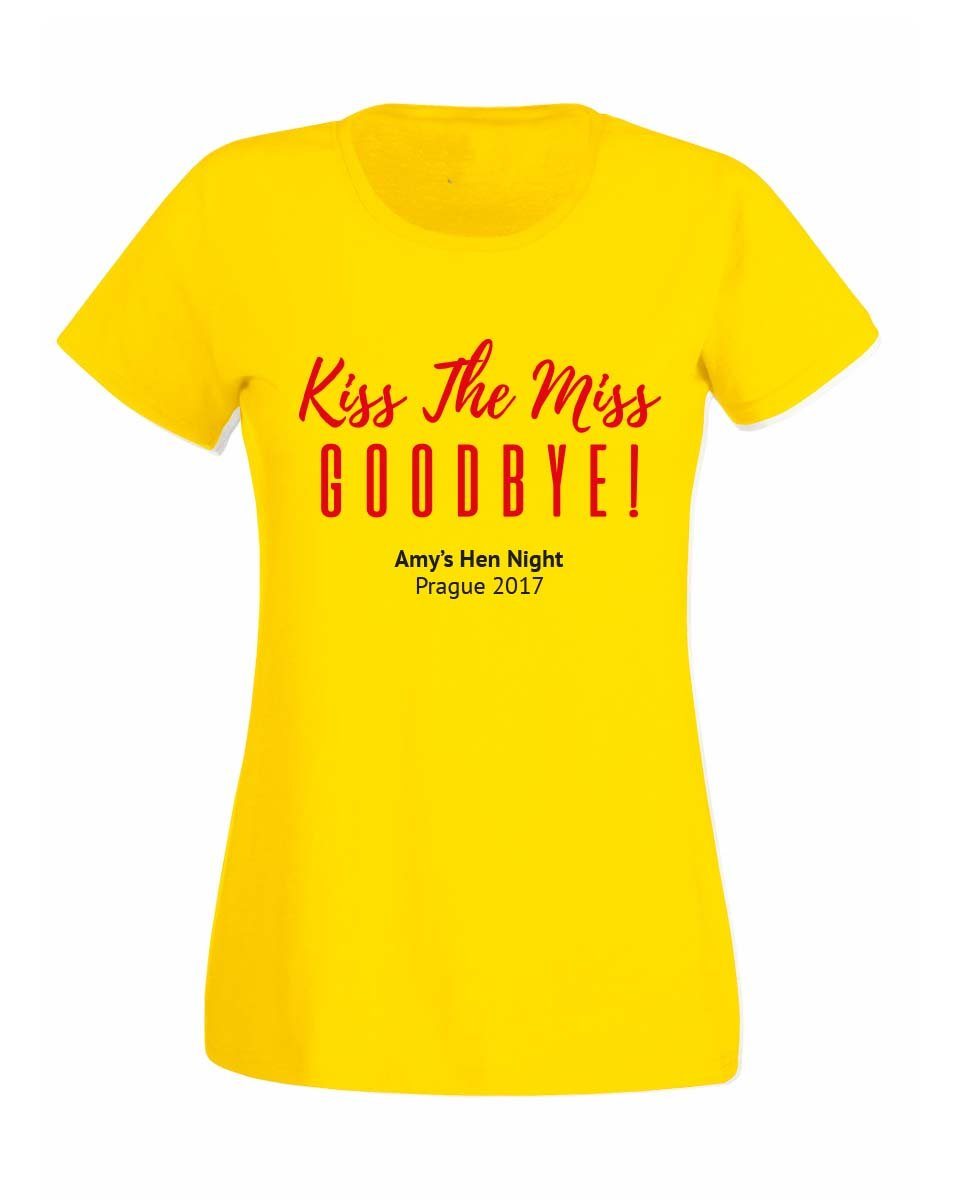 Kiss The Miss Goodbye - Print Chimp