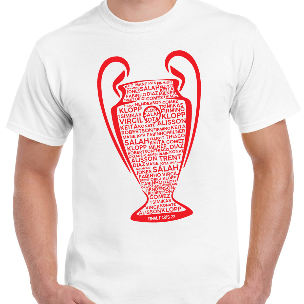 Paris Final Champions Cup - Liverpool T-shirt - Print Chimp