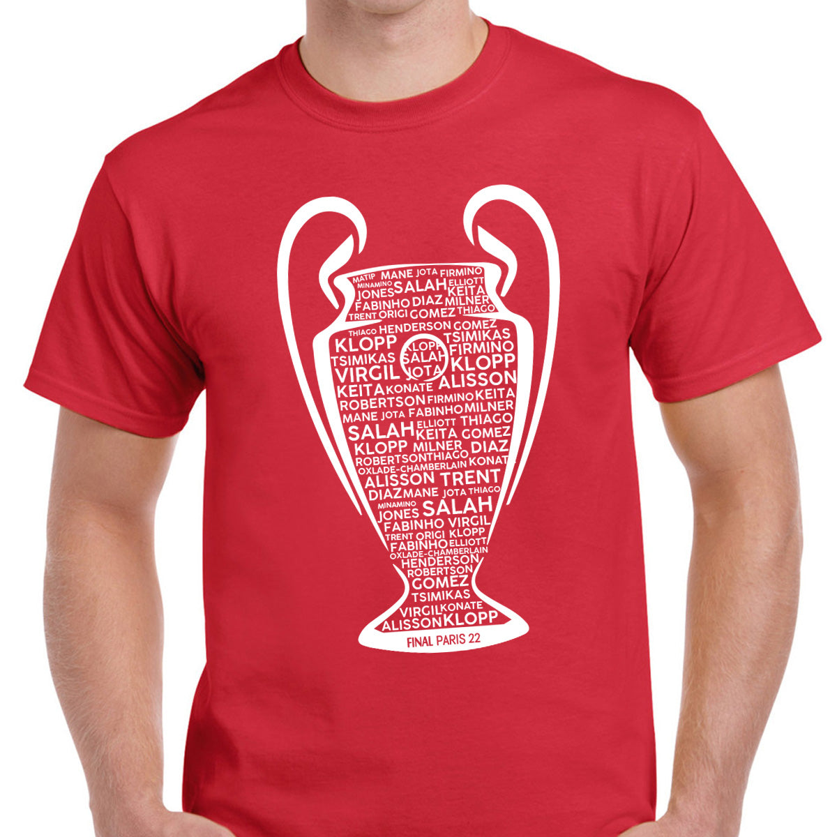 Paris Final Champions Cup - Liverpool T-shirt - Print Chimp